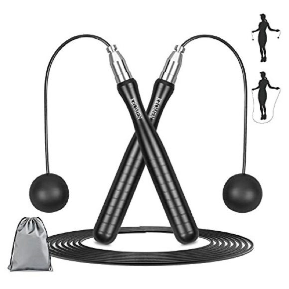 Kromen Jump Rope, Ropeless Jump Rope, Adjustable Length